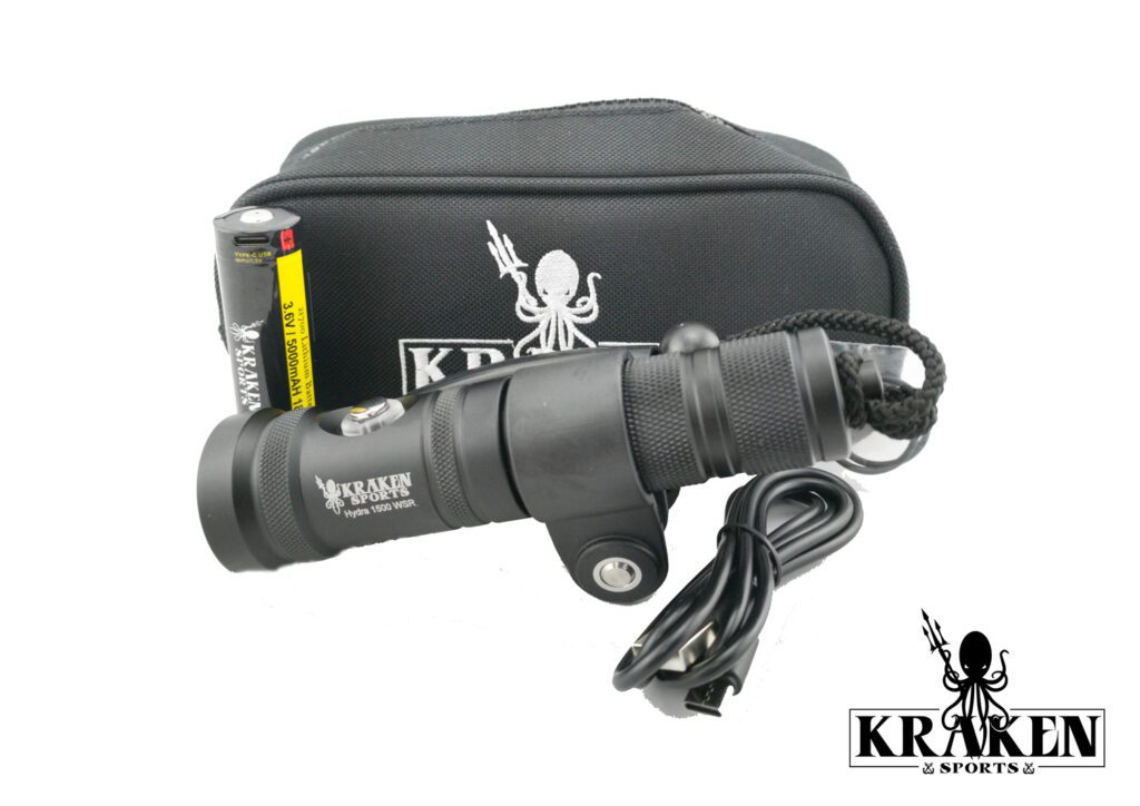 KRAKEN SPORT DIVE LIGHTS Hydra 1500 WSR+