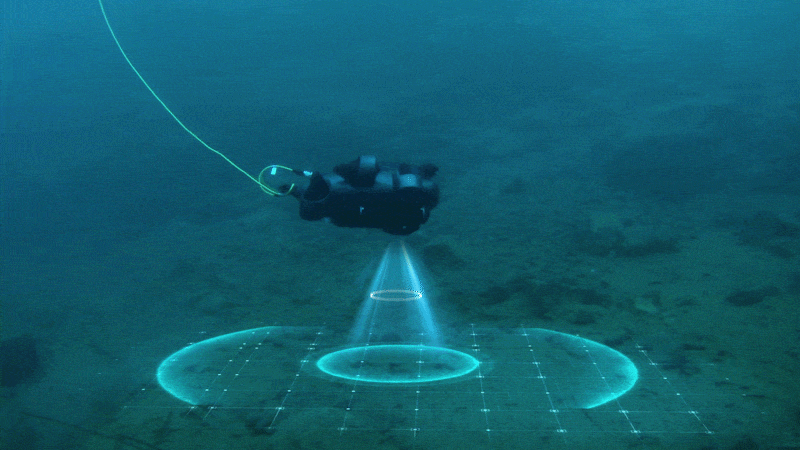 E-MASTER-under water drone Altitude Distance Lock & Track